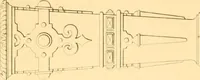 An illustration from Furniture with candelabra and interior decoration (1838)