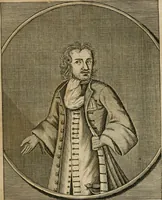 An illustration from Fürtreffliches Denck-Mahl der göttlichen Regierung bewiesen an der uhralten höchst-berühmten Antiquität des Klosters zu S. Michaëlis in Lüneburg, der in dem hohen Alter daselbst gestandenen güldenen Taffel, und anderer Kostbarkeiten : wie der gerechte Gott dero Räuber gantz wunderbarlich entdecket, zugleich viele begangene zuvor gantz unerforschliche Kirchen-Räubereyen und Diebstähle ans licht gebracht ... (1700)