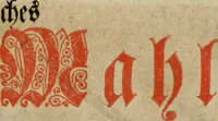 An illustration from Fürtreffliches Denck-Mahl der göttlichen Regierung bewiesen an der uhralten höchst-berühmten Antiquität des Klosters zu S. Michaëlis in Lüneburg, der in dem hohen Alter daselbst gestandenen güldenen Taffel, und anderer Kostbarkeiten : wie der gerechte Gott dero Räuber gantz wunderbarlich entdecket, zugleich viele begangene zuvor gantz unerforschliche Kirchen-Räubereyen und Diebstähle ans licht gebracht ... (1700)