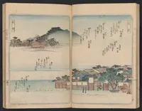 An illustration from Fusō meisho zue : goshū (1842)