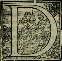 An illustration from Orazione fvnerale di m. Benedetto Varchi : fatta, e recitata da lui pubblicamente nell'essequie di Michelagnolo Bvonarroti in Firenze, nella chiesa di San Lorenzo .. (1564)