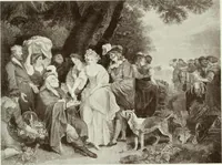 An illustration from F. Wheatley, R. A., his life and works, with a catalogue of his engraved pictures (1910)