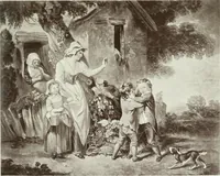 An illustration from F. Wheatley, R. A., his life and works, with a catalogue of his engraved pictures (1910)