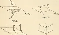 An illustration from Brief synopsis of the course of lectures in descriptive geometry; as arranged for the first year Faculty of Applied Science and Engineering, University of Toronto. [By] J. Roy Cockburn (1922)