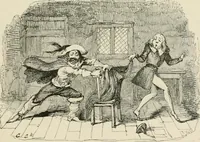 An illustration from George Cruikshank's Table-book (1869)