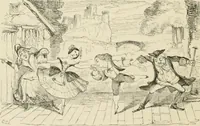 An illustration from George Cruikshank's Table-book (1869)
