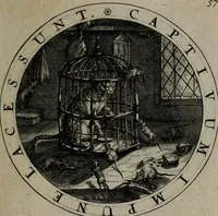 An illustration from Gabrielis Rollenhagii Selectorum emblematum centuria secunda (1613)