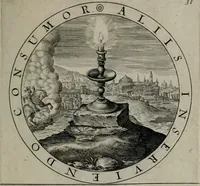 An illustration from Gabrielis Rollenhagii Selectorum emblematum centuria secunda (1613)
