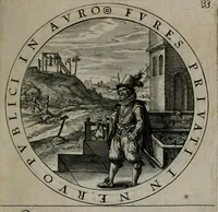 An illustration from Gabrielis Rollenhagii Selectorum emblematum centuria secunda (1613)