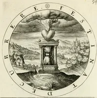 An illustration from Gabrielis Rollenhagii Selectorum emblematum centuria secunda (1613)