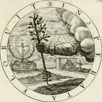An illustration from Gabrielis Rollenhagii Selectorum emblematum centuria secunda (1613)