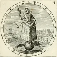 An illustration from Gabrielis Rollenhagii Selectorum emblematum centuria secunda (1613)