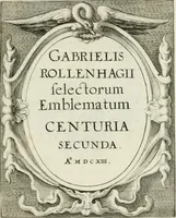 An illustration from Gabrielis Rollenhagii Selectorum emblematum centuria secunda (1613)