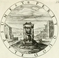 An illustration from Gabrielis Rollenhagii Selectorum emblematum centuria secunda (1613)