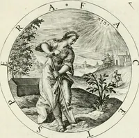 An illustration from Gabrielis Rollenhagii Selectorum emblematum centuria secunda (1613)