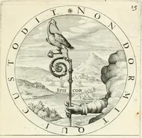 An illustration from Gabrielis Rollenhagii Selectorum emblematum centuria secunda (1613)