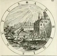 An illustration from Gabrielis Rollenhagii Selectorum emblematum centuria secunda (1613)