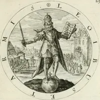 An illustration from Gabrielis Rollenhagii Selectorum emblematum centuria secunda (1613)