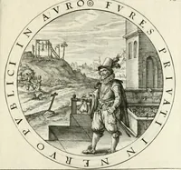 An illustration from Gabrielis Rollenhagii Selectorum emblematum centuria secunda (1613)