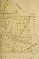 An illustration from Gage's new primer of map geography : for pupils preparing for promotion examinations, pupils preparing for entrance examinations, pupils preparing for junior and senior leaving examinations, students preparing for teachers' certificates, and all official examinations (1892)