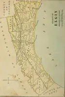 An illustration from Gage's new primer of map geography : for pupils preparing for promotion examinations, pupils preparing for entrance examinations, pupils preparing for junior and senior leaving examinations, students preparing for teachers' certificates, and all official examinations (1892)
