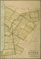 An illustration from Gage's new primer of map geography : for pupils preparing for promotion examinations, pupils preparing for entrance examinations, pupils preparing for junior and senior leaving examinations, students preparing for teachers' certificates, and all official examinations (1892)