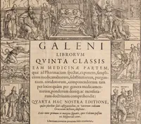 An illustration from Galeni omnia quae extant opera : in latinum sermonem conuersa (1565)