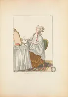 An illustration from Galerie des modes et costumes français, dessinés d'après nature, 1778-1787; (1912)