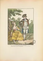 An illustration from Galerie des modes et costumes français, dessinés d'après nature, 1778-1787; (1912)