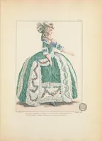 An illustration from Galerie des modes et costumes français, dessinés d'après nature, 1778-1787; (1912)