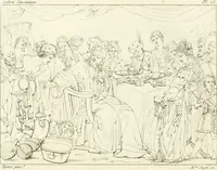 An illustration from Galerie Giustiniani; ou, Catalogue figuré des tableaux de cette célèbre Galerie (1812)
