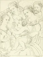 An illustration from Galerie Giustiniani; ou, Catalogue figuré des tableaux de cette célèbre Galerie (1812)