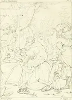 Picture 2 of 94 from Galerie Giustiniani; ou, Catalogue figuré des tableaux de cette célèbre Galerie (1812), leaf 19