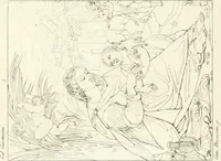 An illustration from Galerie Giustiniani; ou, Catalogue figuré des tableaux de cette célèbre Galerie (1812)