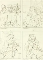 An illustration from Galerie Giustiniani; ou, Catalogue figuré des tableaux de cette célèbre Galerie (1812)
