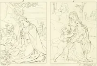 An illustration from Galerie Giustiniani; ou, Catalogue figuré des tableaux de cette célèbre Galerie (1812)