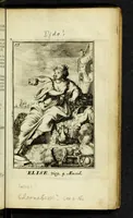 Picture 19 of 29 from Gallerye der uitmuntende vrouwen : of der zelver deugden en ondeugden, in byschriften en sneldichten, vertoond, met verklaaringen konstplaaten verrijkt (1690), leaf 127