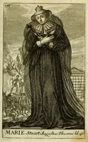 An illustration from Gallerye der uitmuntende vrouwen : of der zelver deugden en ondeugden, in byschriften en sneldichten, vertoond, met verklaaringen konstplaaten verrijkt (1690)