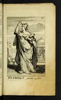 An illustration from Gallerye der uitmuntende vrouwen : of der zelver deugden en ondeugden, in byschriften en sneldichten, vertoond, met verklaaringen konstplaaten verrijkt (1690)