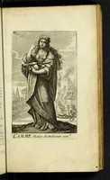 Picture 11 of 29 from Gallerye der uitmuntende vrouwen : of der zelver deugden en ondeugden, in byschriften en sneldichten, vertoond, met verklaaringen konstplaaten verrijkt (1690), leaf 73