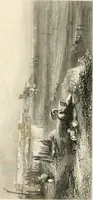 An illustration from The gallery of modern British artists; consisting of a series of engravings from works of the most eminent artists of the day, including Messrs. Turner, Roberts, Harding, Clennel, Dewint, Austin, Messrs. Stanfield, Bonnington, Prout, Cattermole, C. Fielding, Cox, &c. &c (1834)