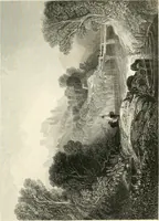 An illustration from The gallery of modern British artists; consisting of a series of engravings from works of the most eminent artists of the day, including Messrs. Turner, Roberts, Harding, Clennel, Dewint, Austin, Messrs. Stanfield, Bonnington, Prout, Cattermole, C. Fielding, Cox, &c. &c (1834)