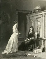 An illustration from The gallery of modern British artists; consisting of a series of engravings from works of the most eminent artists of the day, including Messrs. Turner, Roberts, Harding, Clennel, Dewint, Austin, Messrs. Stanfield, Bonnington, Prout, Cattermole, C. Fielding, Cox, &c. &c (1834)