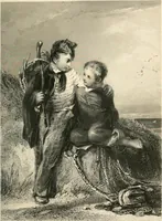An illustration from The gallery of modern British artists; consisting of a series of engravings from works of the most eminent artists of the day, including Messrs. Turner, Roberts, Harding, Clennel, Dewint, Austin, Messrs. Stanfield, Bonnington, Prout, Cattermole, C. Fielding, Cox, &c. &c (1834)