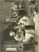 An illustration from The gallery of modern British artists; consisting of a series of engravings from works of the most eminent artists of the day, including Messrs. Turner, Roberts, Harding, Clennel, Dewint, Austin, Messrs. Stanfield, Bonnington, Prout, Cattermole, C. Fielding, Cox, &c. &c (1834)