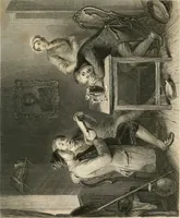 An illustration from The gallery of modern British artists; consisting of a series of engravings from works of the most eminent artists of the day, including Messrs. Turner, Roberts, Harding, Clennel, Dewint, Austin, Messrs. Stanfield, Bonnington, Prout, Cattermole, C. Fielding, Cox, &c. &c (1834)