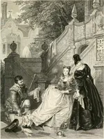 An illustration from The gallery of modern British artists; consisting of a series of engravings from works of the most eminent artists of the day, including Messrs. Turner, Roberts, Harding, Clennel, Dewint, Austin, Messrs. Stanfield, Bonnington, Prout, Cattermole, C. Fielding, Cox, &c. &c (1834)