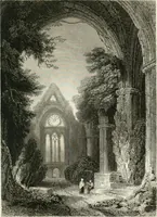 An illustration from The gallery of modern British artists; consisting of a series of engravings from works of the most eminent artists of the day, including Messrs. Turner, Roberts, Harding, Clennel, Dewint, Austin, Messrs. Stanfield, Bonnington, Prout, Cattermole, C. Fielding, Cox, &c. &c (1834)