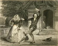 An illustration from The gallery of modern British artists; consisting of a series of engravings from works of the most eminent artists of the day, including Messrs. Turner, Roberts, Harding, Clennel, Dewint, Austin, Messrs. Stanfield, Bonnington, Prout, Cattermole, C. Fielding, Cox, &c. &c (1834)