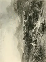 An illustration from The gallery of modern British artists; consisting of a series of engravings from works of the most eminent artists of the day, including Messrs. Turner, Roberts, Harding, Clennel, Dewint, Austin, Messrs. Stanfield, Bonnington, Prout, Cattermole, C. Fielding, Cox, &c. &c (1834)